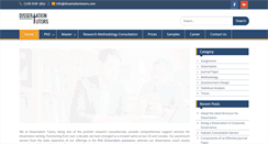 Desktop Screenshot of dissertationtutors.com