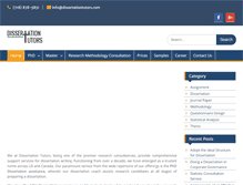 Tablet Screenshot of dissertationtutors.com